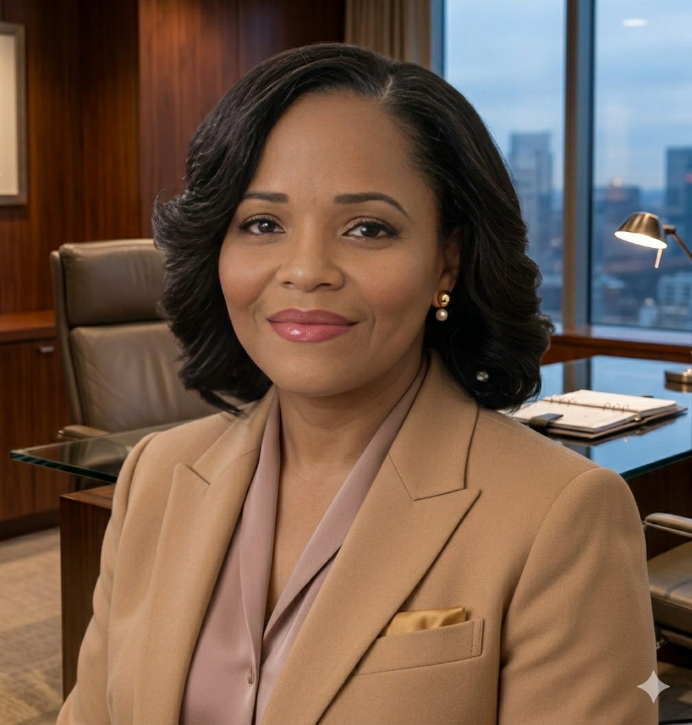 Dr. Sonya Arrington in her executive office